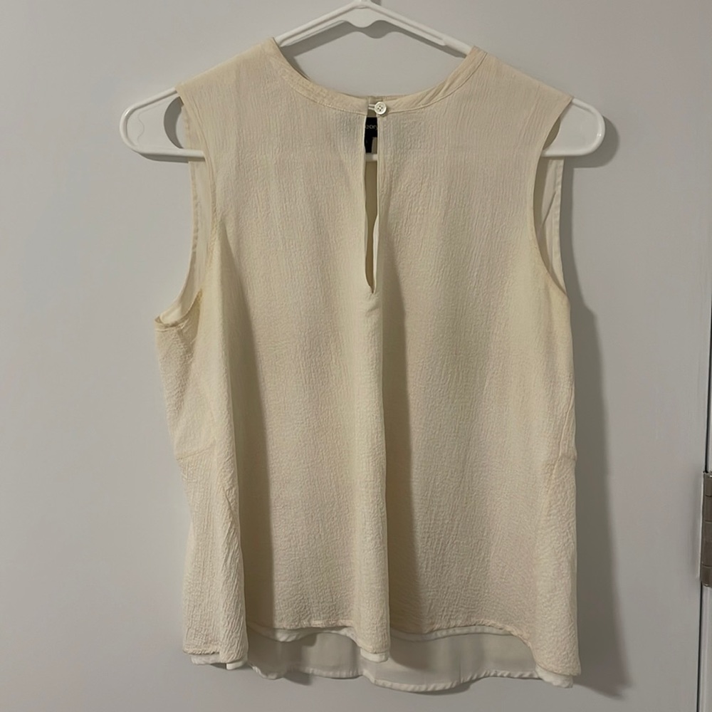 Theory Sleeveless Top 100% Silk Size Small